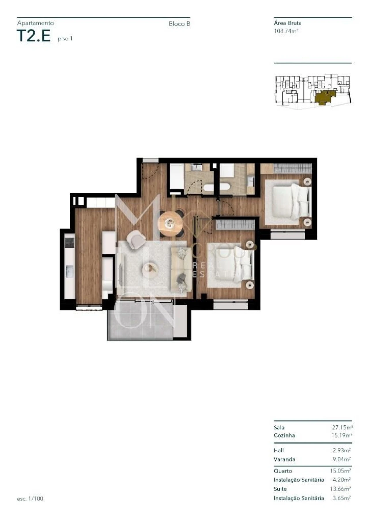 Apartamento T2 para Venda em Funchal (Santa Luzia) Foto 10