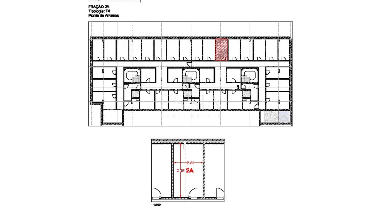 Apartamento T4 para Venda em Lordelo do Ouro e Massarelos Planta 2
