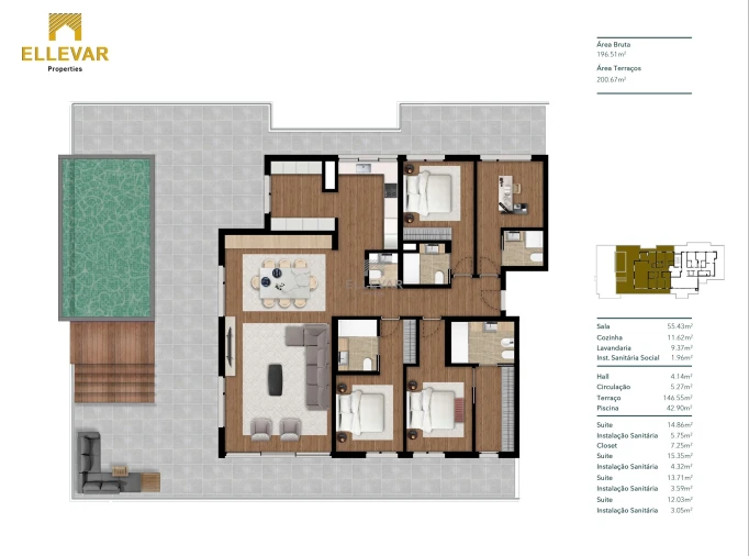 Apartamento T4 para Venda em Funchal (Santa Luzia) Foto 8