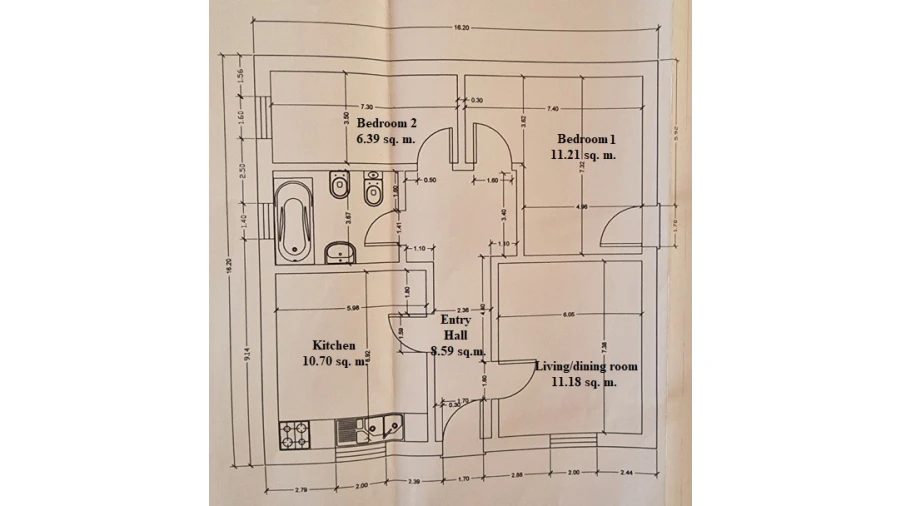 Quinta T2 para Venda em Santa Catarina da Fonte do Bispo Foto 24