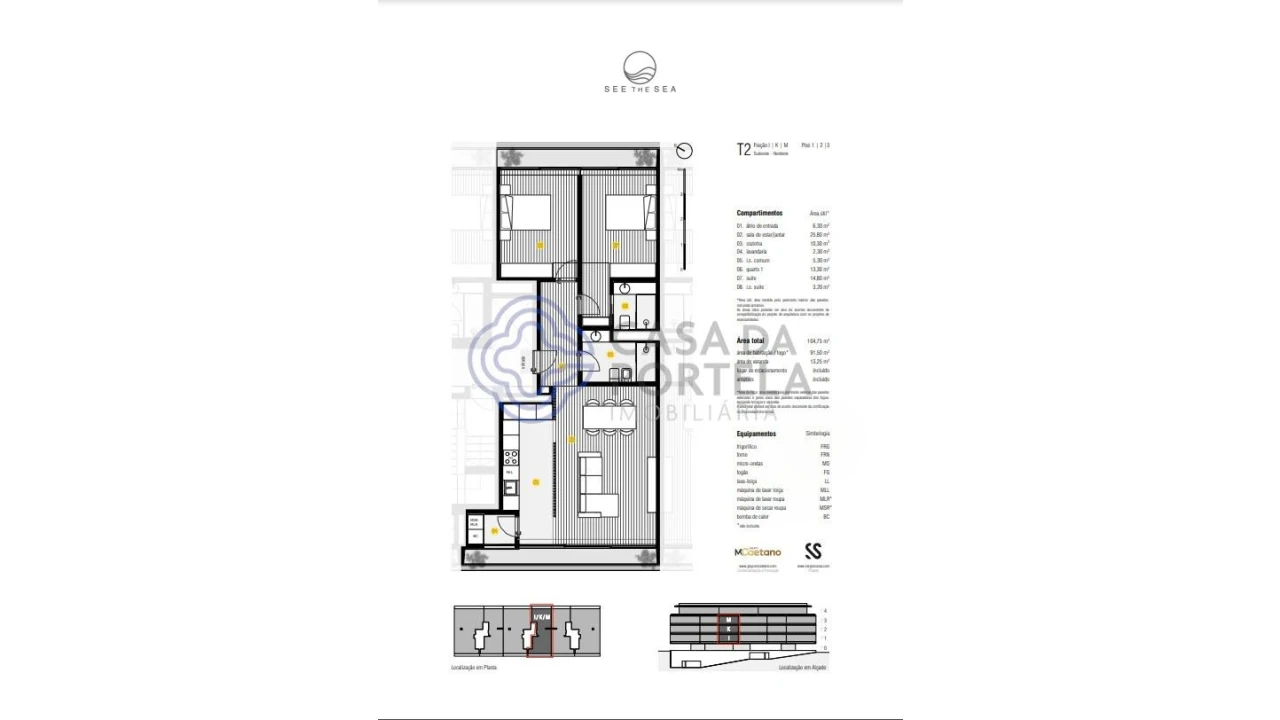 Apartamento T2 para Venda em Canidelo Foto 5