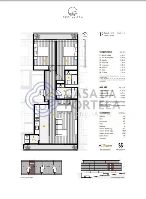 Apartamento T2 para Venda em Canidelo