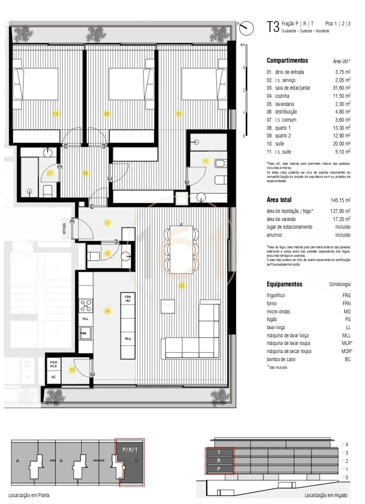 Apartamento T3 para Venda em Canidelo Foto 11