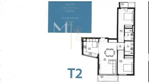 Apartamento T2 para Venda em Paranhos
