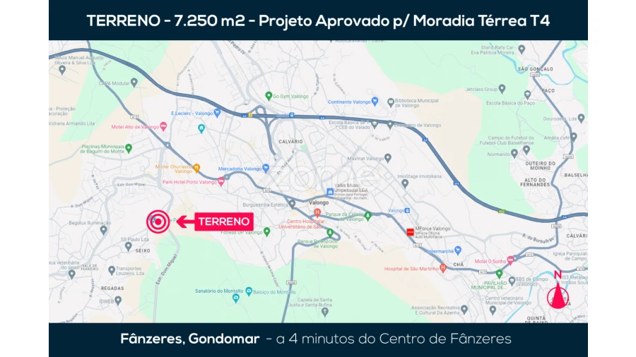 Terreno para Venda em Fânzeres e São Pedro da Cova Foto 34