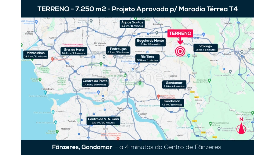 Terreno para Venda em Fânzeres e São Pedro da Cova Foto 27