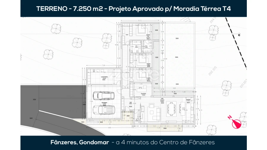 Terreno para Venda em Fânzeres e São Pedro da Cova Planta 5