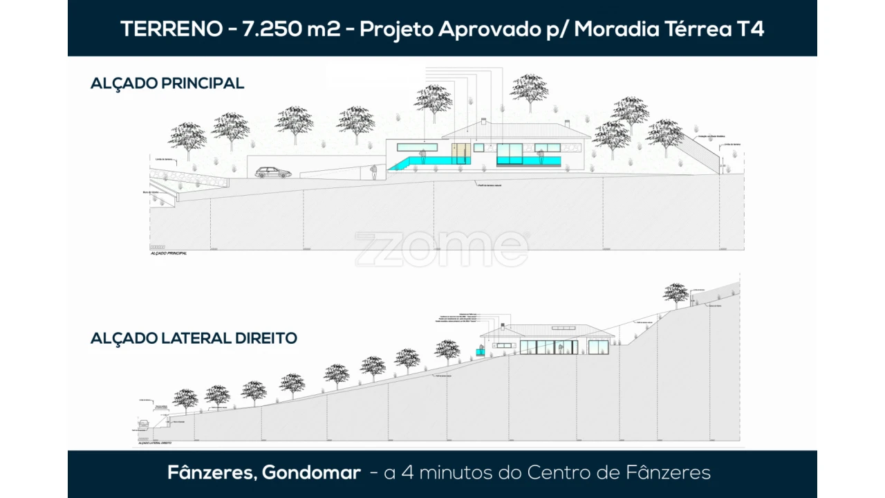 Terreno para Venda em Fânzeres e São Pedro da Cova Planta 6