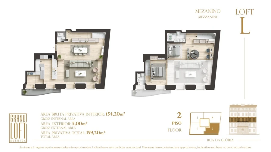 Apartamento T2 para Venda em Santo António Planta 1