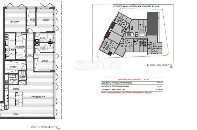 Apartamento T2 para Venda em Cascais e Estoril Planta 2
