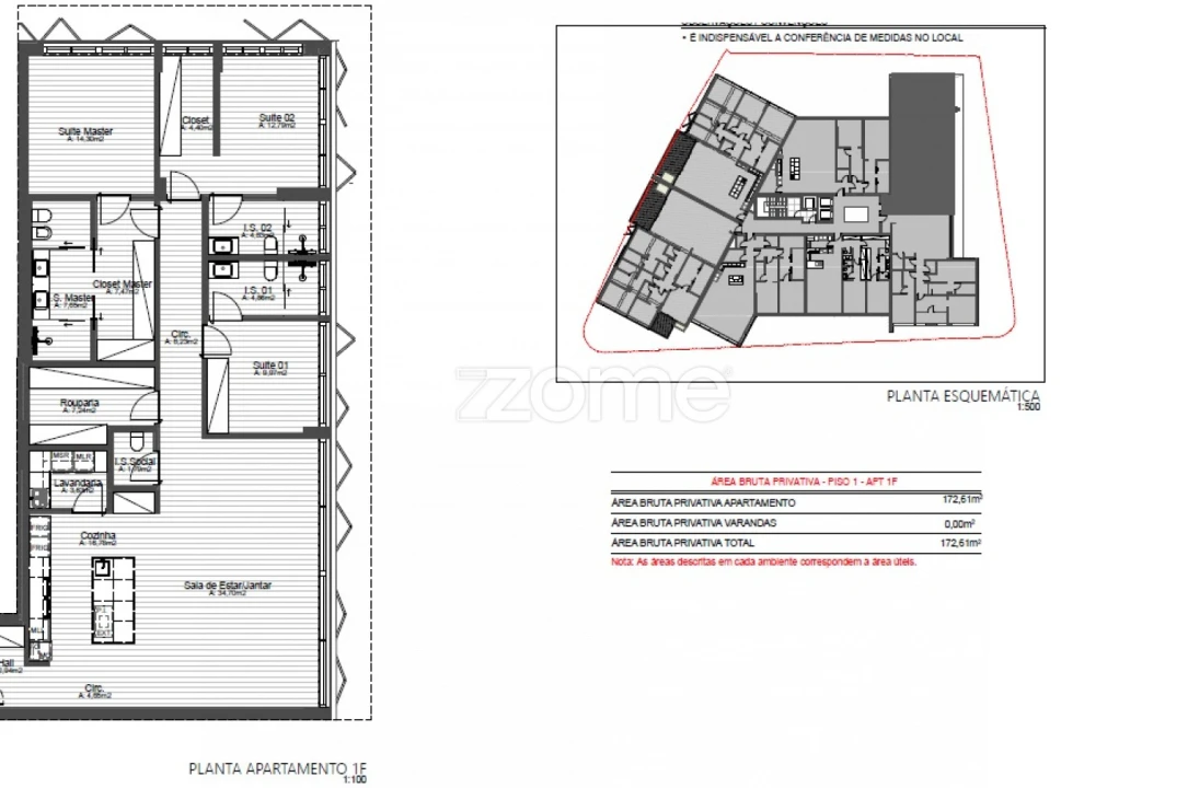 Apartamento T2 para Venda em Cascais e Estoril Planta 2