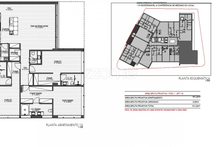 Apartamento T3 para Venda em Cascais e Estoril Planta 2
