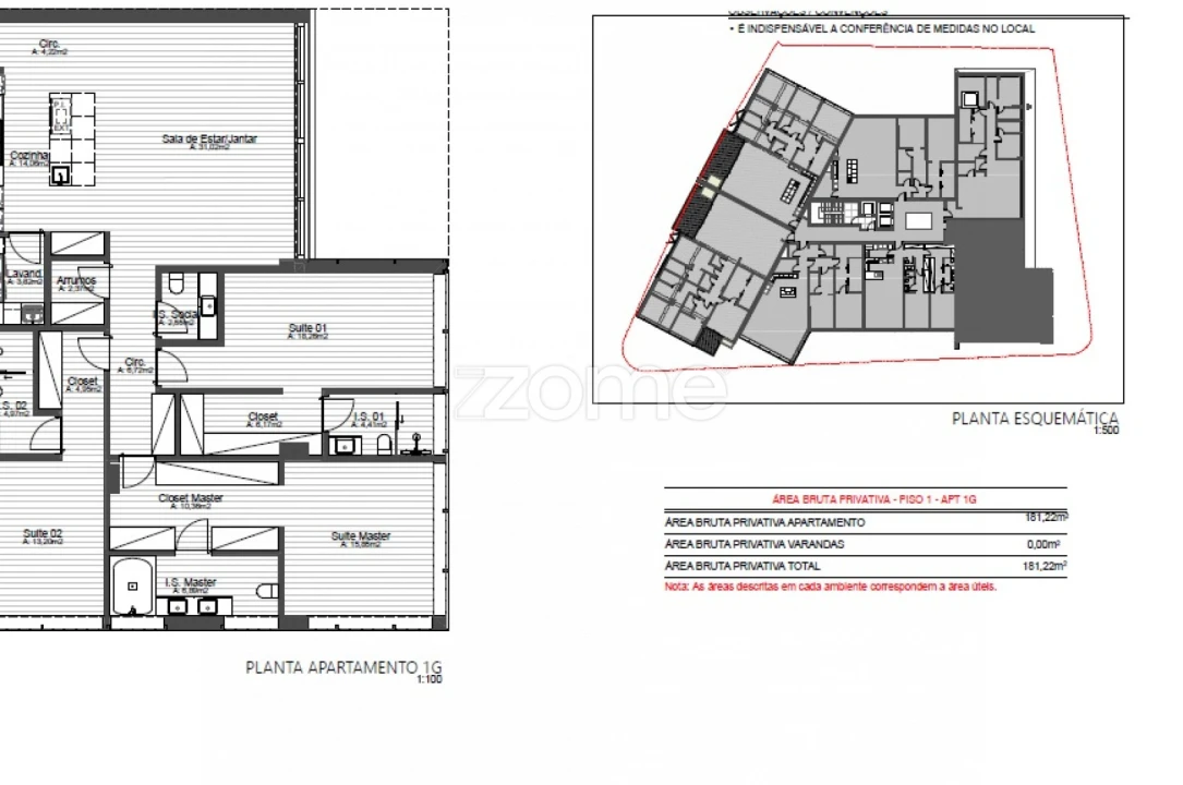 Apartamento T3 para Venda em Cascais e Estoril Planta 2