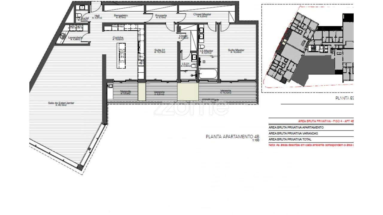 Apartamento T2 para Venda em Cascais e Estoril Planta 2
