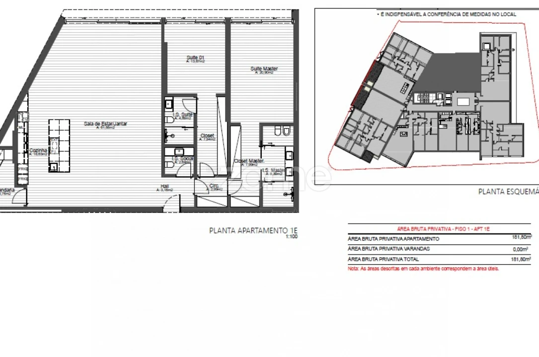 Apartamento T2 para Venda em Cascais e Estoril Planta 2