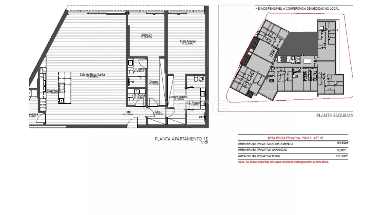 Apartamento T2 para Venda em Cascais e Estoril Planta 2