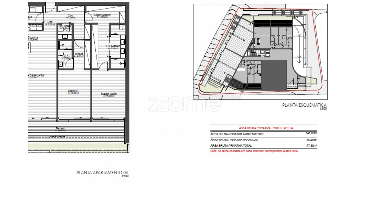 Apartamento T2 para Venda em Cascais e Estoril Planta 2