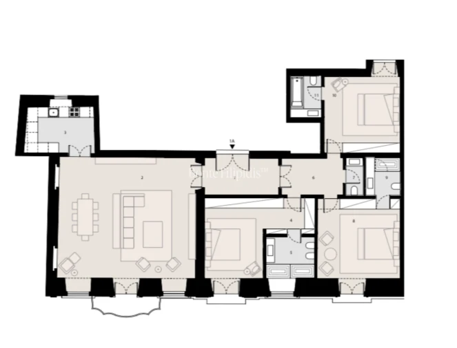 Apartamento T3 para Venda em Estrela Planta 1