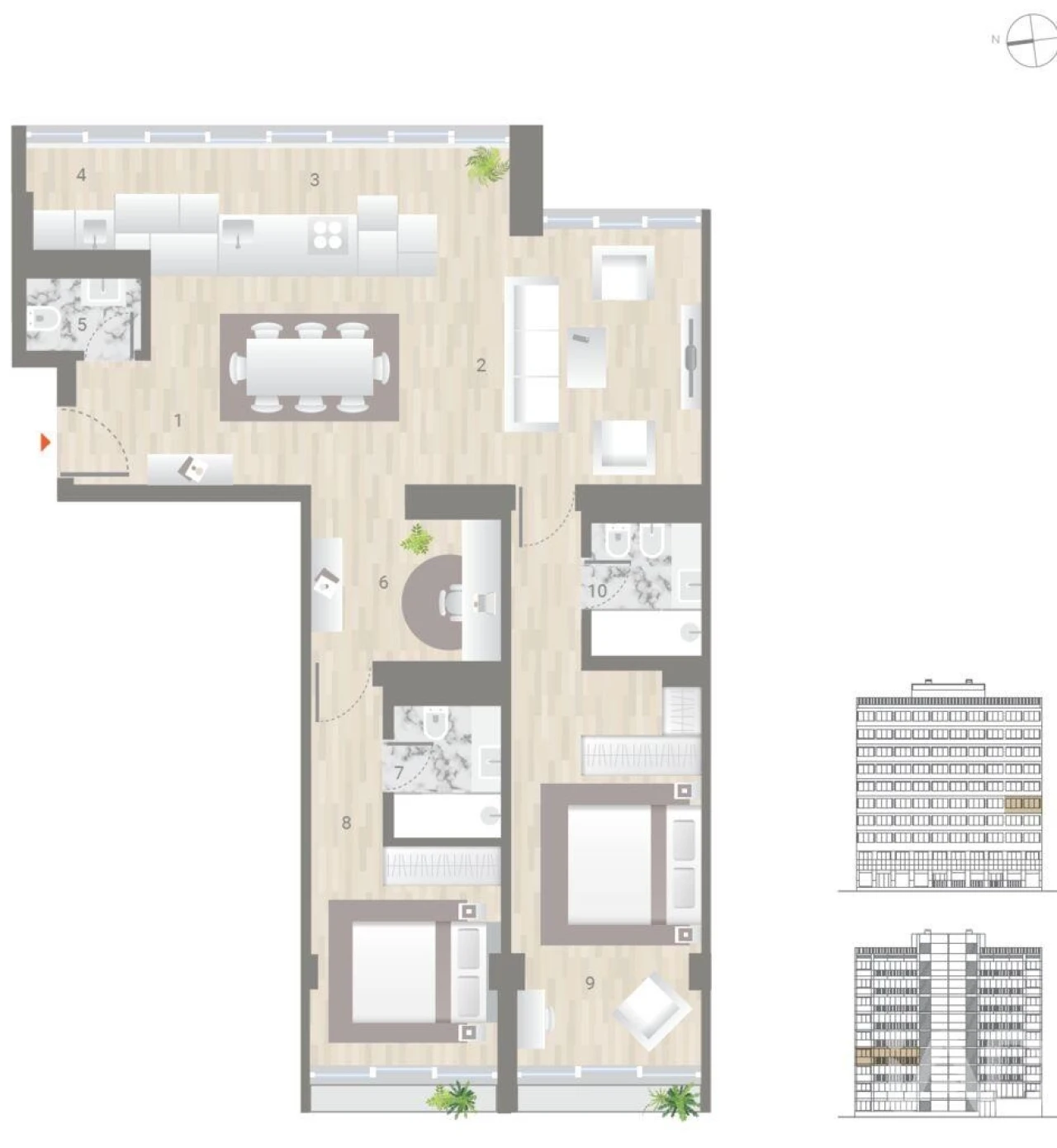Apartamento T2 para Venda em Estrela Foto 14