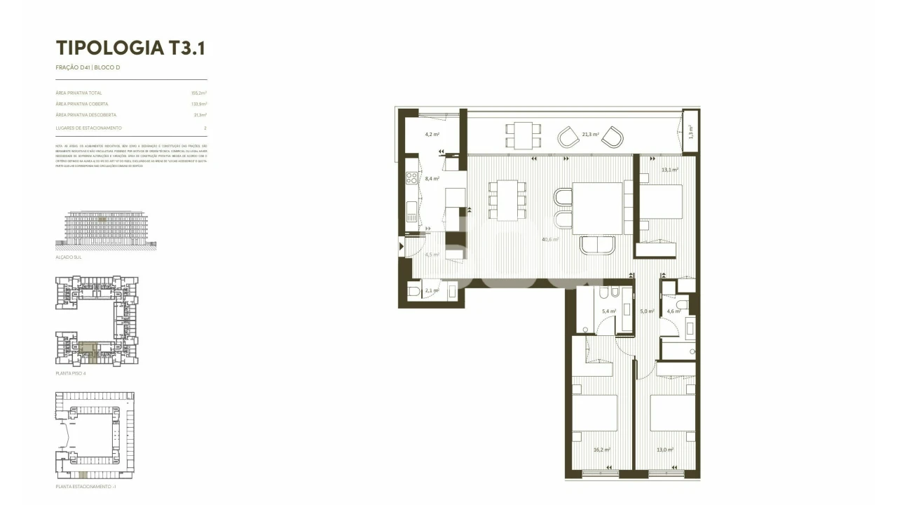 Apartamento T3 para Venda em Aguas Santas Foto 16