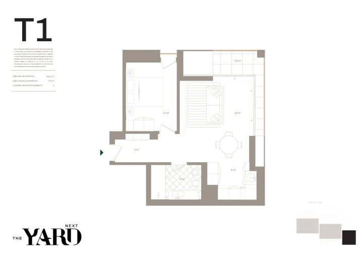 Apartamento T1 para Venda em Santa Marinha e São Pedro da Afurada Foto 25