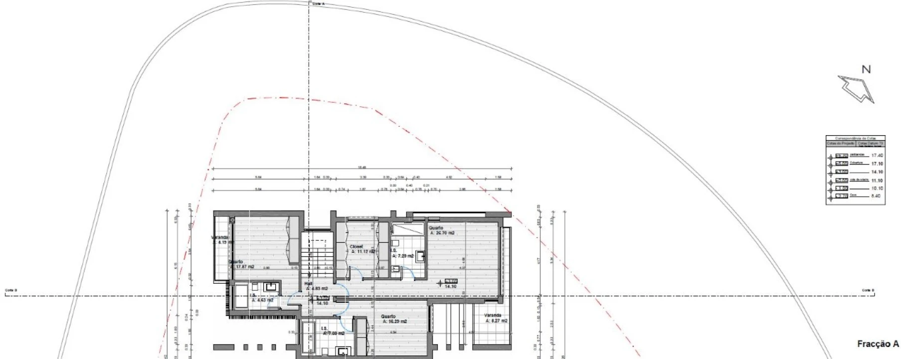 Moradia T4 para Venda em Carvalhal Planta 4