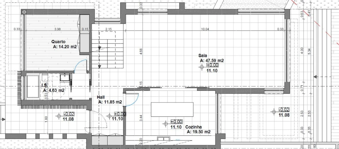 Moradia T4 para Venda em Carvalhal Planta 1