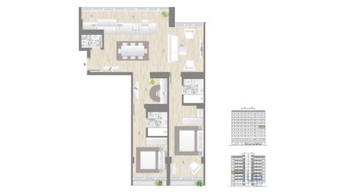Apartamento T2 para Venda em Estrela