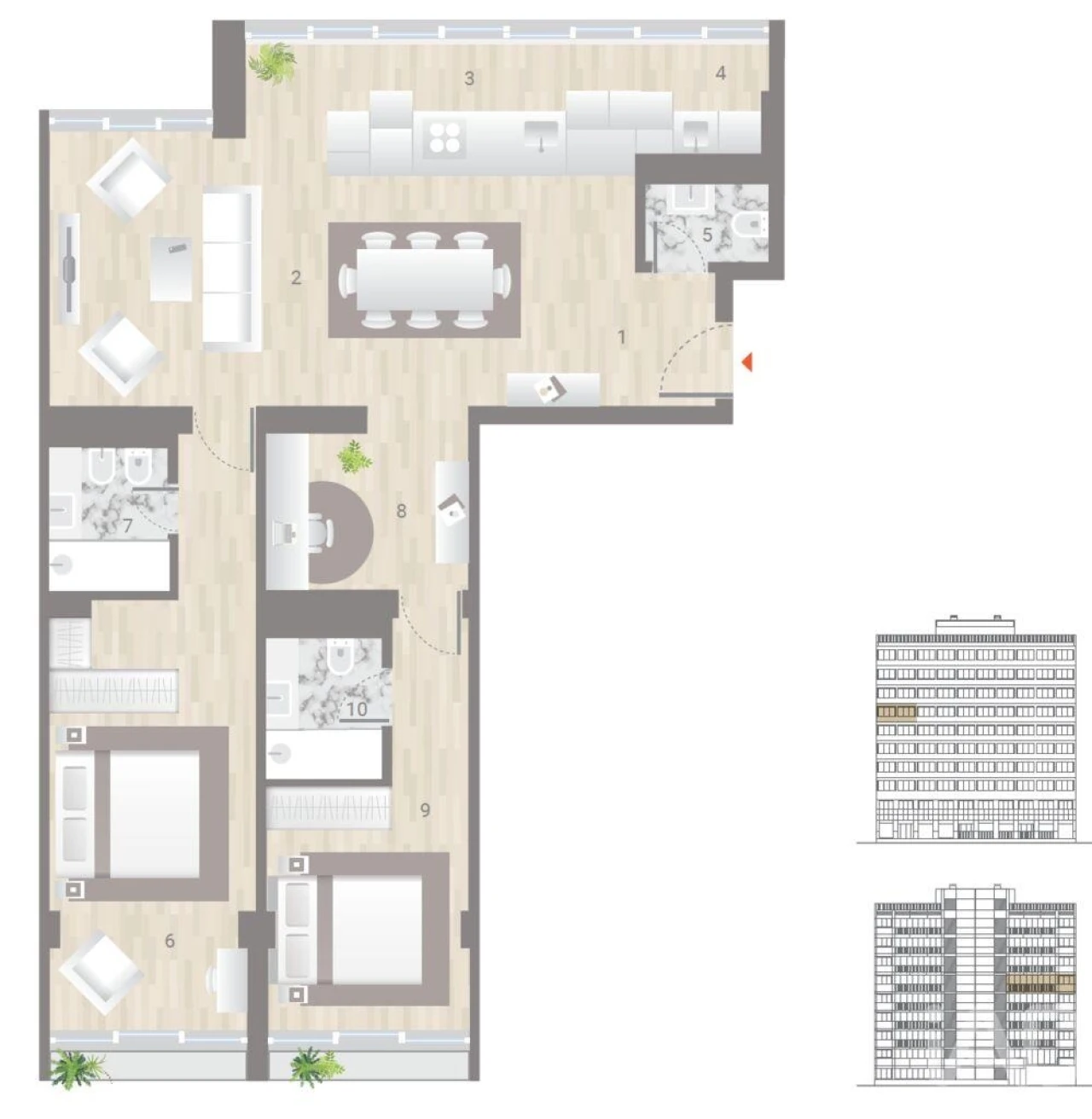Apartamento T2 para Venda em Estrela Foto 14