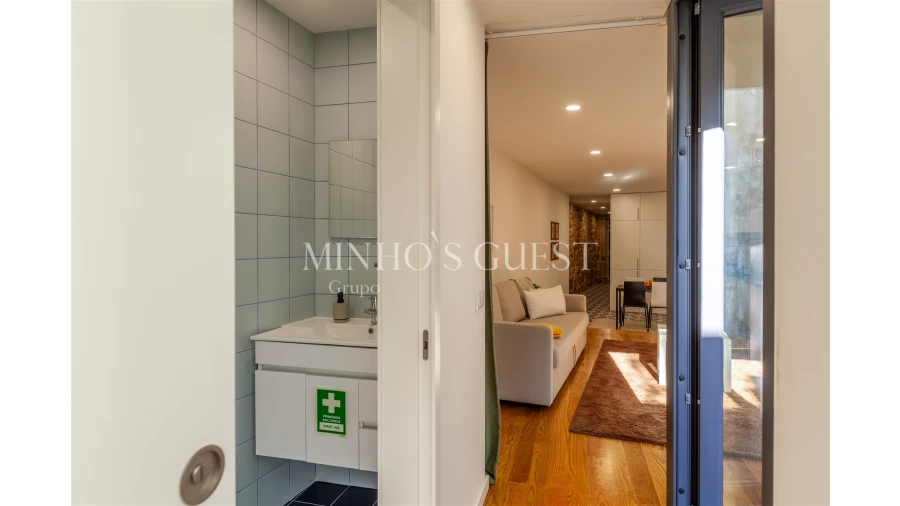 Apartamento T1 para Arrendamento férias em Braga (Maximinos, Sé e Cividade) Foto 27