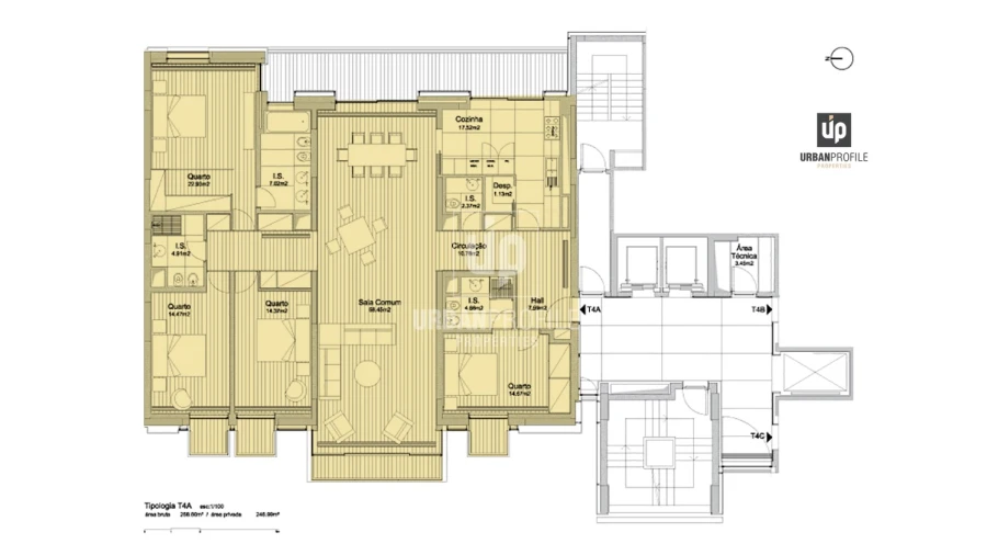 Apartamento T4 para Venda em Belém Foto 34