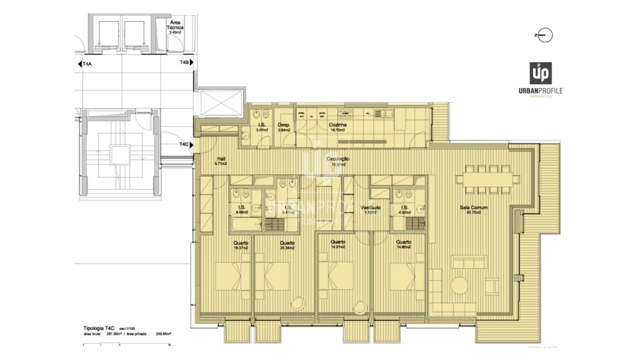 Apartamento T4 para Venda em Belém Foto 37