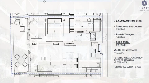 Apartamento T1 para Venda em Belém