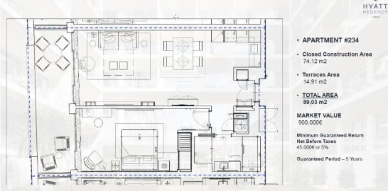 Apartamento T1 para Venda em Belém