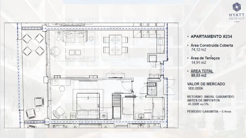 Apartamento T1 para Venda em Belém