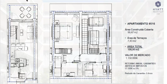 Apartamento T2 para Venda em Belém