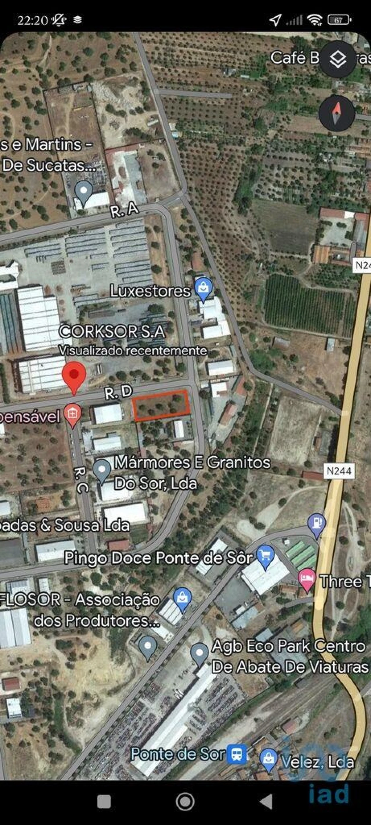 Terreno para Venda em Ponte de Sor, Tramaga e Vale de Açor Foto 1