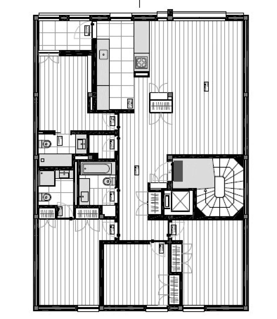 Apartamento T4 para Venda em Cedofeita, Santo Ildefonso, Sé, Miragaia, São Nicolau e Vitória Planta 1