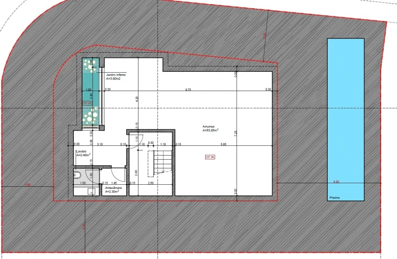 Moradia T5 para Venda em Alcabideche Planta 1