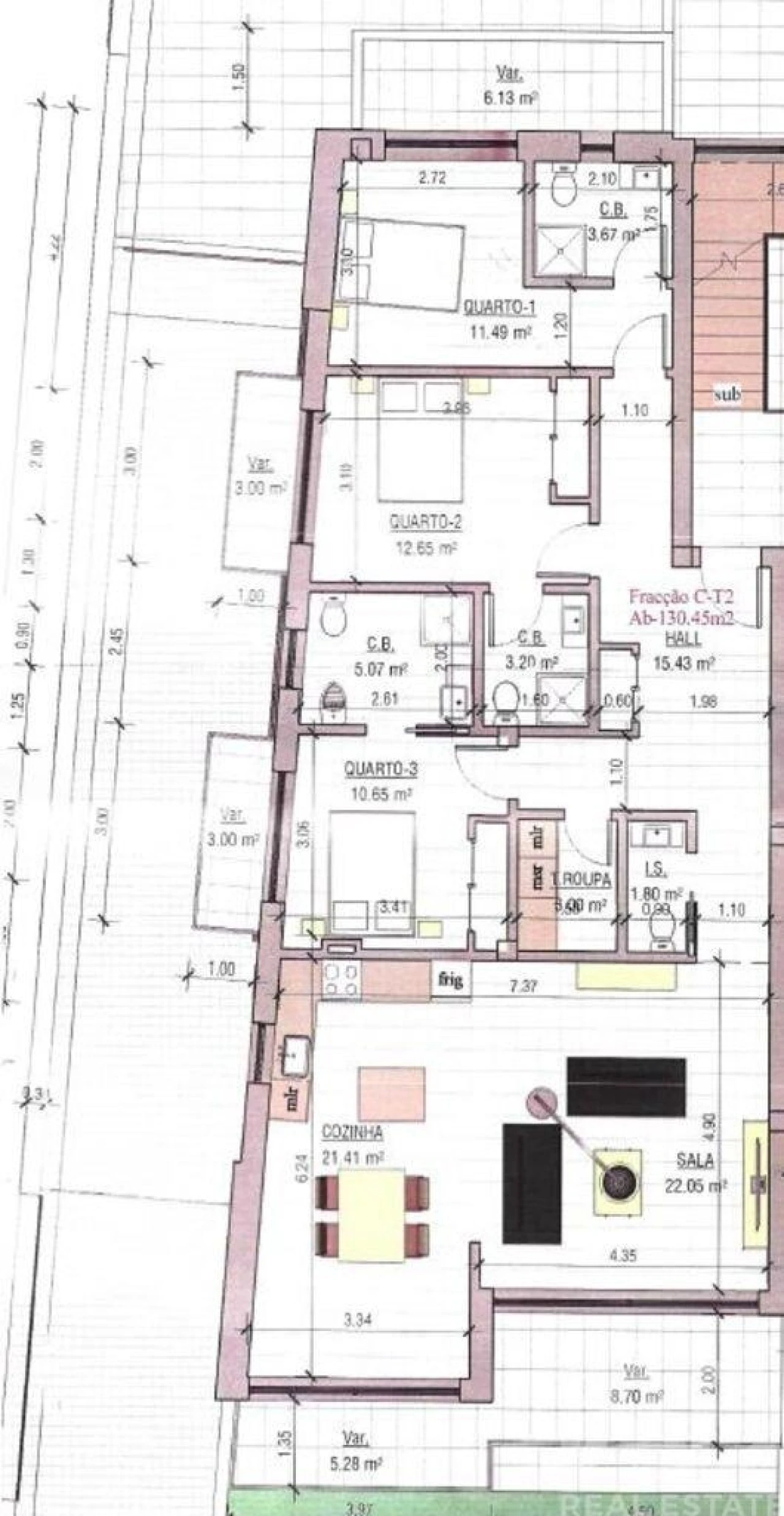 Apartamento T3 para Venda em Ferrel Foto 30