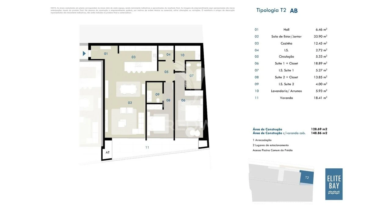 Apartamento T2 para Venda em Camara de Lobos Foto 3
