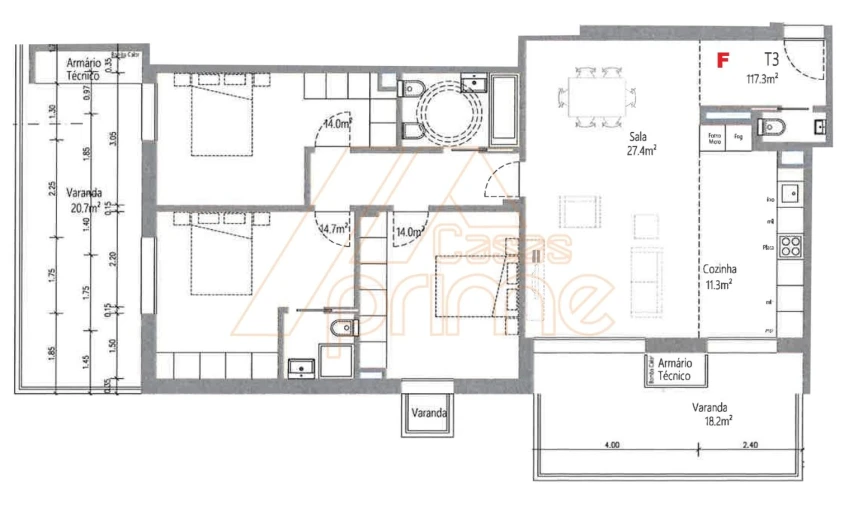 Apartamento T3 para Venda em Santo Antonio dos Olivais Foto 5