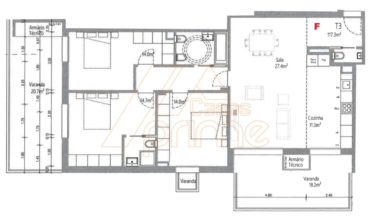 Apartamento T3 para Venda em Santo Antonio dos Olivais Foto 5