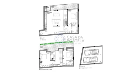 Apartamento T3 para Venda em Aradas