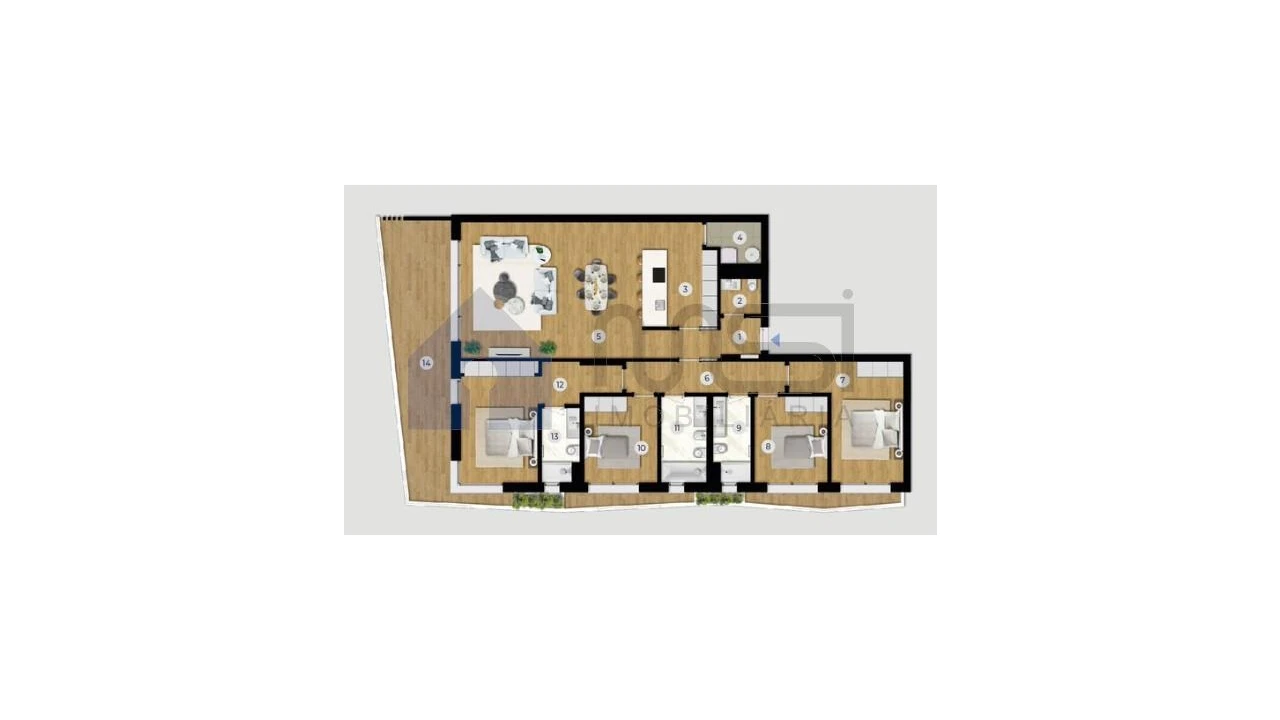 Apartamento T4 para Venda em Ramalde Foto 8