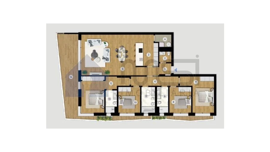 Apartamento T4 para Venda em Ramalde Foto 8