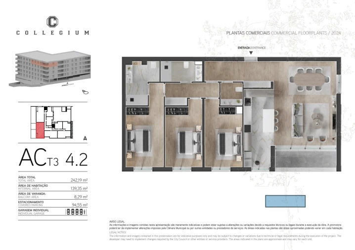 Apartamento T3 para Venda em Canidelo Foto 7