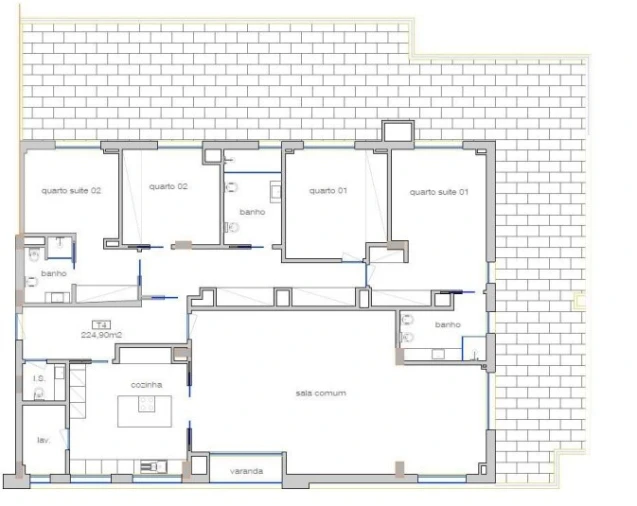 Apartamento T4 para Venda em Cedofeita, Santo Ildefonso, Sé, Miragaia, São Nicolau e Vitória Planta 1