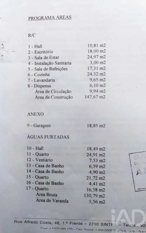 Moradia T4 para Venda em São João das Lampas e Terrugem