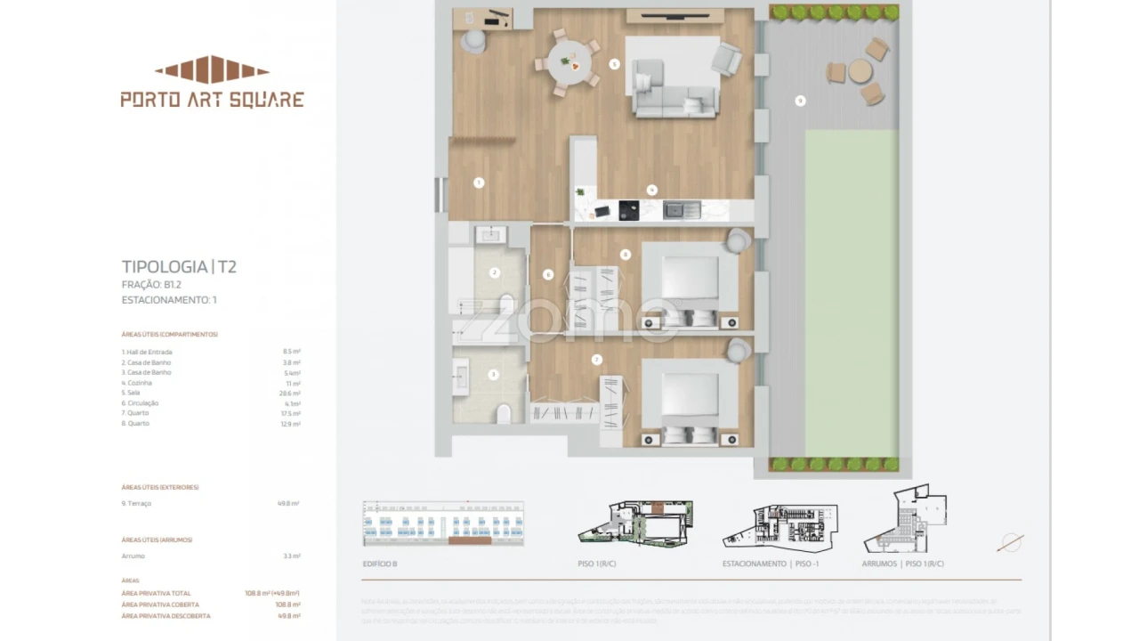 Apartamento T2 para Venda em Cedofeita, Santo Ildefonso, Sé, Miragaia, São Nicolau e Vitória Foto 13